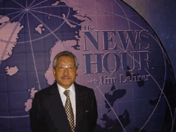 Visiting "The News Hour" by Jim Lehrer2